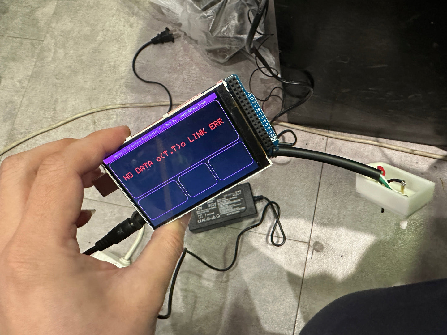 Segway i2 X2 SE PT Battery diagnostics Tester DlY Kit
