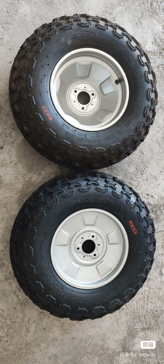 Nuevo conjunto de cubo de rueda y neumático para Segway X2 PT SE (plateado)