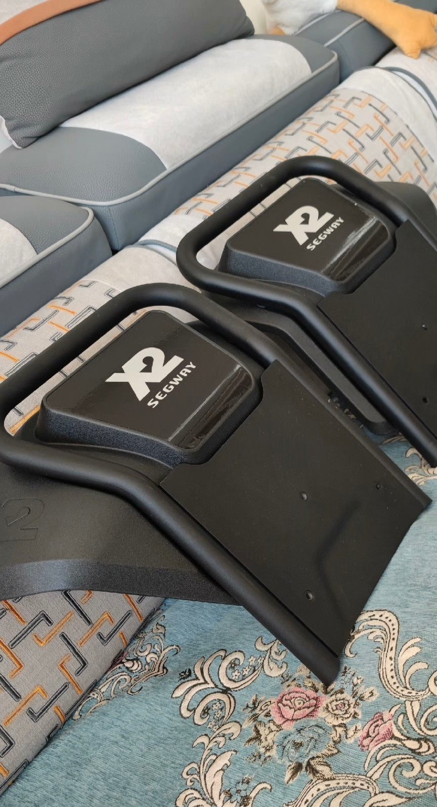 Nueva placa de parachoques y guardabarros para Segway X2 (negra)