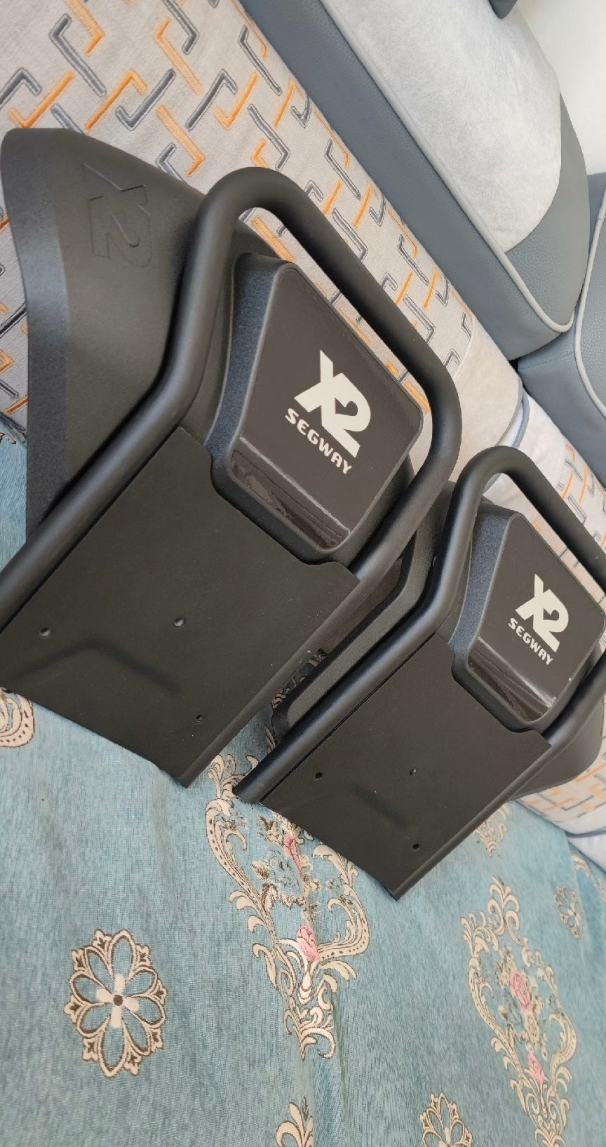 Nueva placa de parachoques y guardabarros para Segway X2 (negra)
