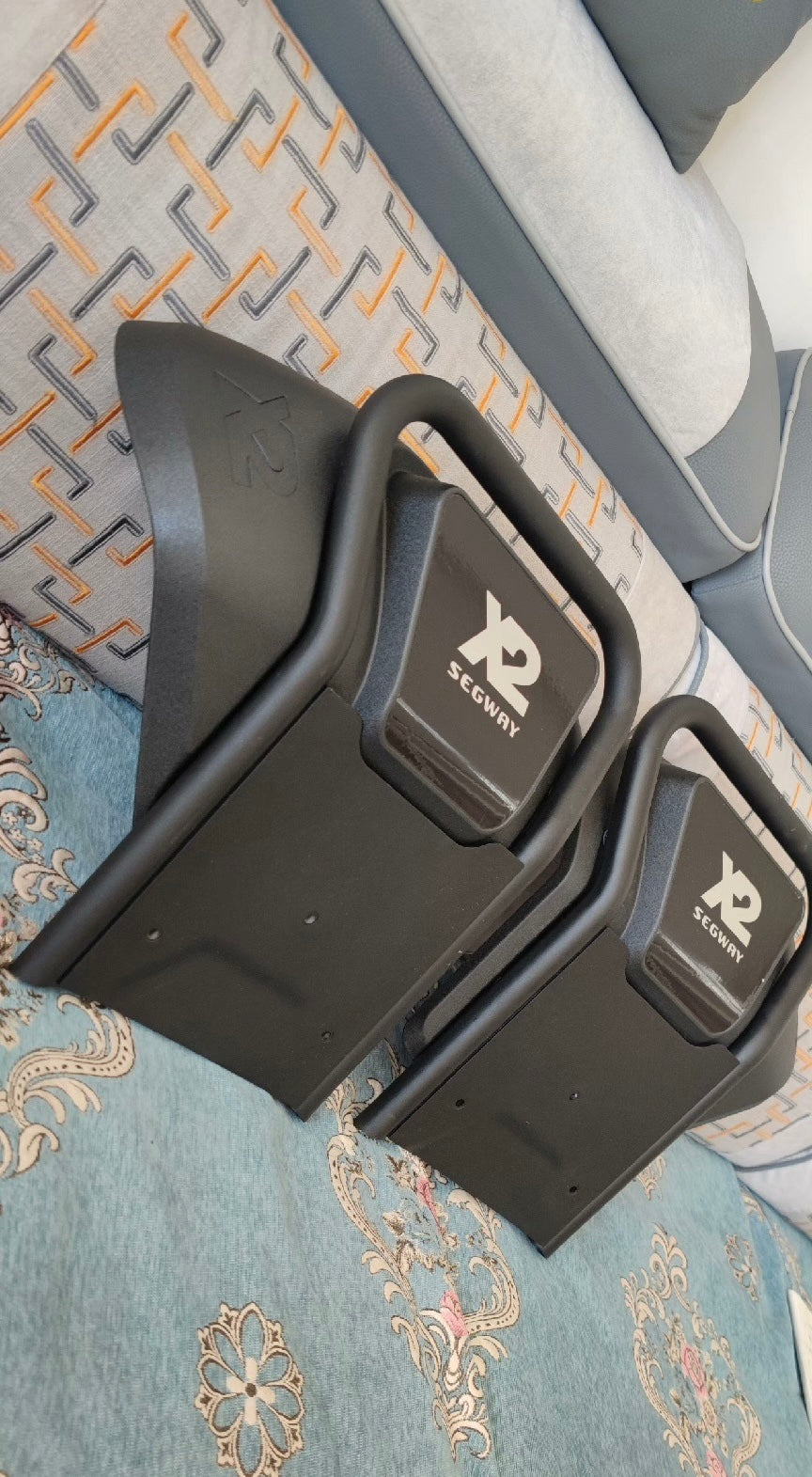 Nueva placa de parachoques y guardabarros para Segway X2 (negra)